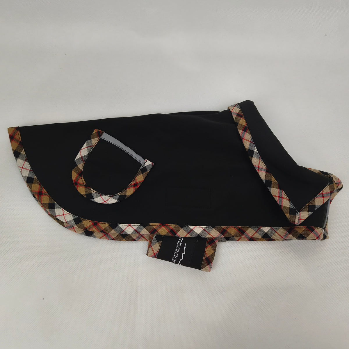 Handgefertigter Softshell Hundemantel mit Reflektor Paspel