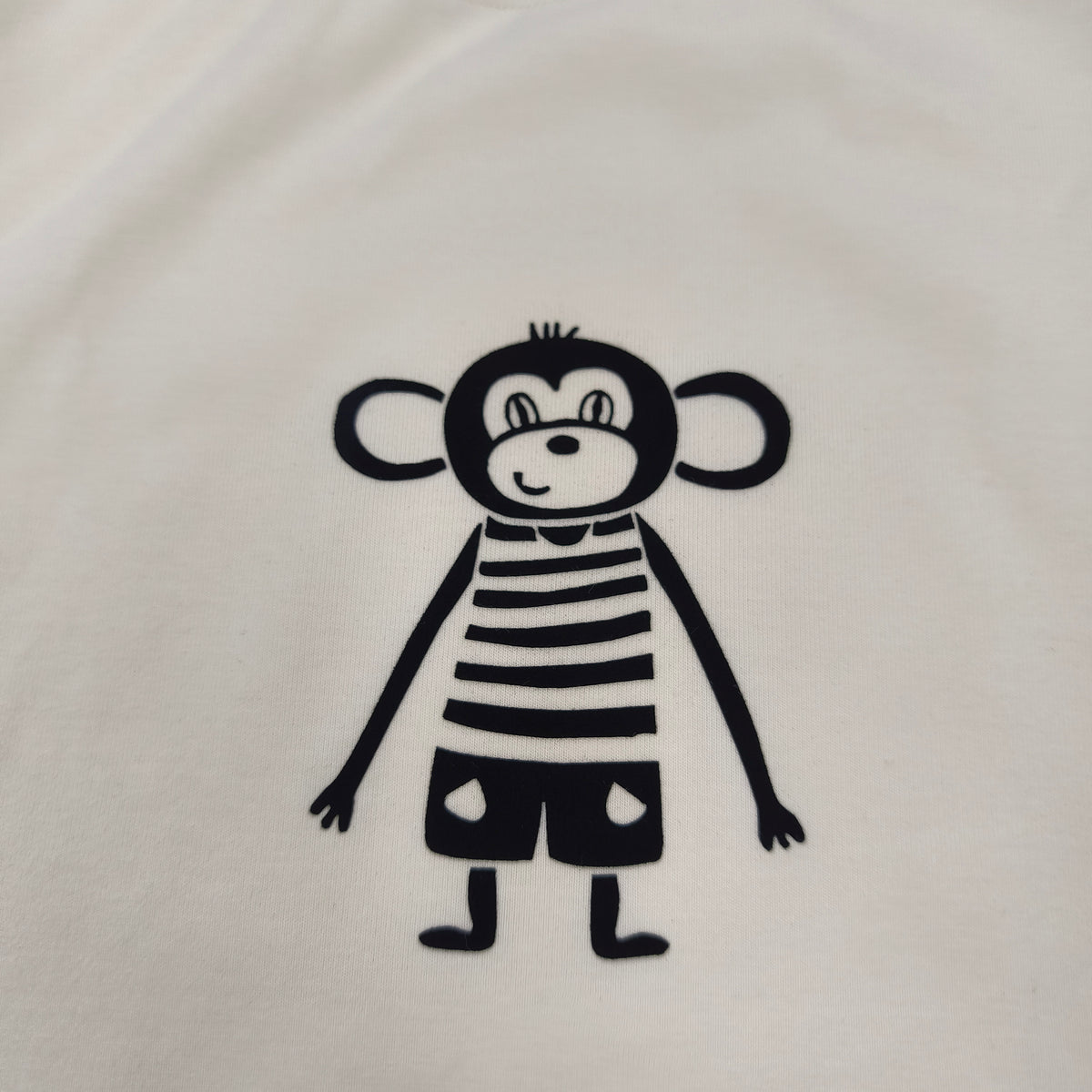 Kinder T-Shirt, Äffli - Handgefertigt aus Baumwolle