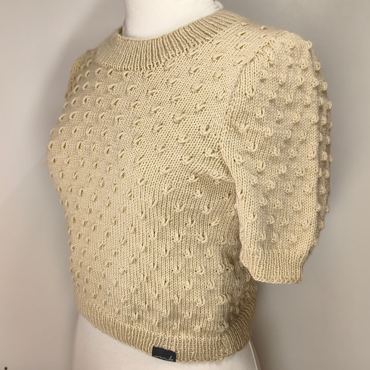 Handgestricktes Oberteil - braun