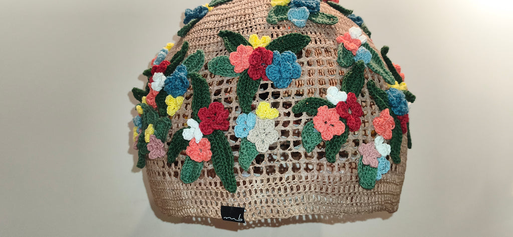 Unikat-Lampe Handgestrickt